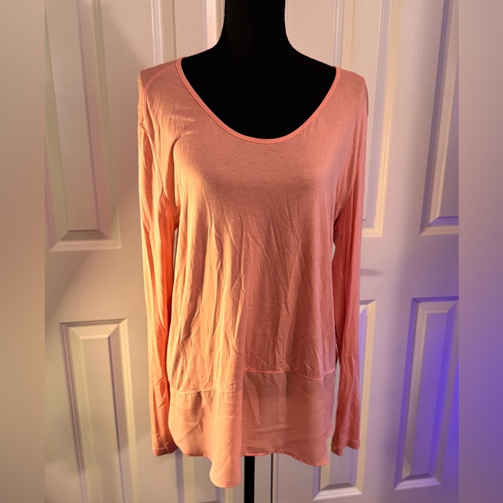 Metaphor Coral Long Sleeve Women's Top